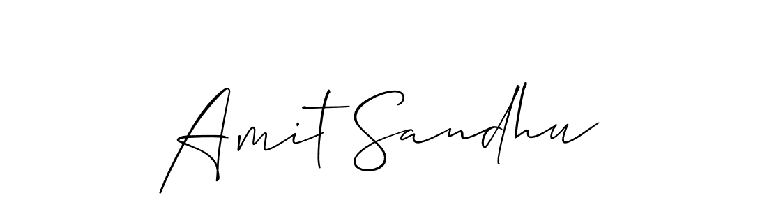 How to make Amit Sandhu signature? Allison_Script is a professional autograph style. Create handwritten signature for Amit Sandhu name. Amit Sandhu signature style 2 images and pictures png