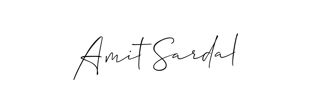 Also we have Amit Sardal name is the best signature style. Create professional handwritten signature collection using Allison_Script autograph style. Amit Sardal signature style 2 images and pictures png