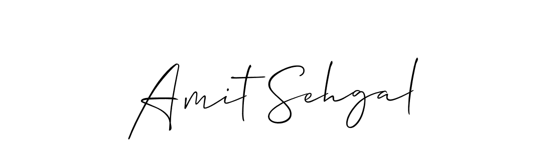 Also You can easily find your signature by using the search form. We will create Amit Sehgal name handwritten signature images for you free of cost using Allison_Script sign style. Amit Sehgal signature style 2 images and pictures png