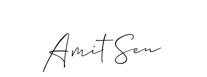 Make a short Amit Sen signature style. Manage your documents anywhere anytime using Allison_Script. Create and add eSignatures, submit forms, share and send files easily. Amit Sen signature style 2 images and pictures png