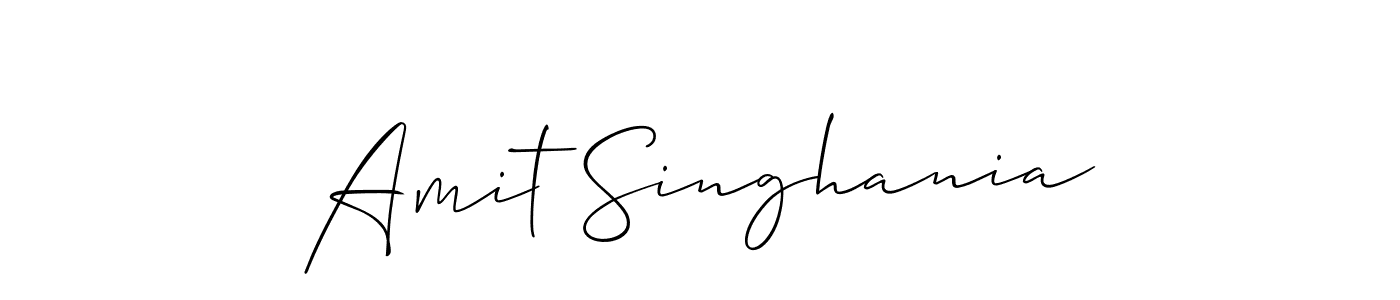 Make a beautiful signature design for name Amit Singhania. Use this online signature maker to create a handwritten signature for free. Amit Singhania signature style 2 images and pictures png