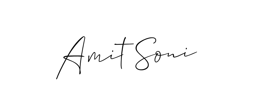 How to Draw Amit Soni signature style? Allison_Script is a latest design signature styles for name Amit Soni. Amit Soni signature style 2 images and pictures png