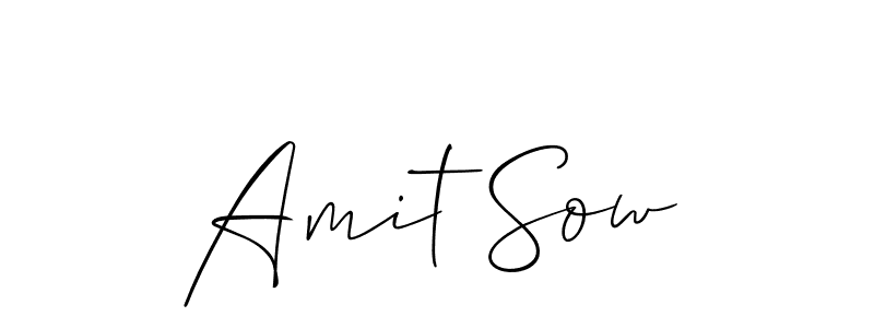 This is the best signature style for the Amit Sow name. Also you like these signature font (Allison_Script). Mix name signature. Amit Sow signature style 2 images and pictures png