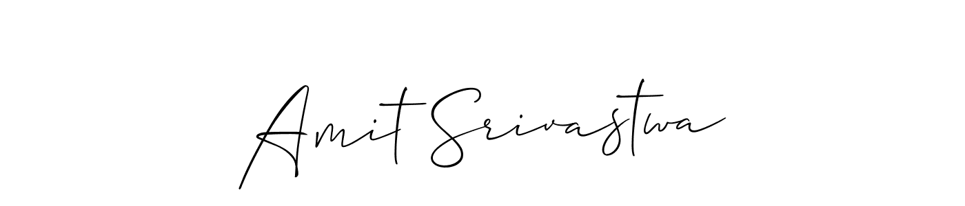 The best way (Allison_Script) to make a short signature is to pick only two or three words in your name. The name Amit Srivastwa include a total of six letters. For converting this name. Amit Srivastwa signature style 2 images and pictures png
