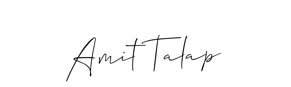 Best and Professional Signature Style for Amit Talap. Allison_Script Best Signature Style Collection. Amit Talap signature style 2 images and pictures png