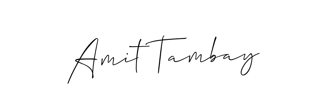 How to Draw Amit Tambay signature style? Allison_Script is a latest design signature styles for name Amit Tambay. Amit Tambay signature style 2 images and pictures png
