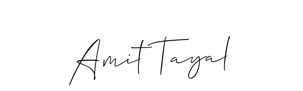 How to Draw Amit Tayal signature style? Allison_Script is a latest design signature styles for name Amit Tayal. Amit Tayal signature style 2 images and pictures png