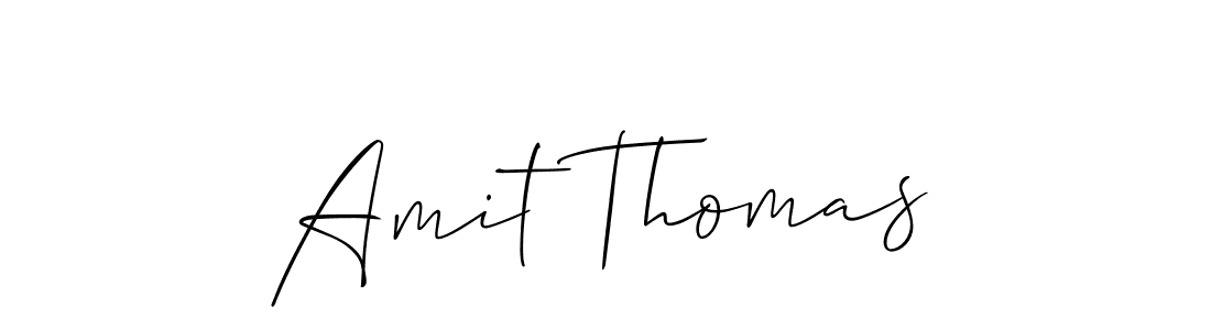 How to make Amit Thomas signature? Allison_Script is a professional autograph style. Create handwritten signature for Amit Thomas name. Amit Thomas signature style 2 images and pictures png