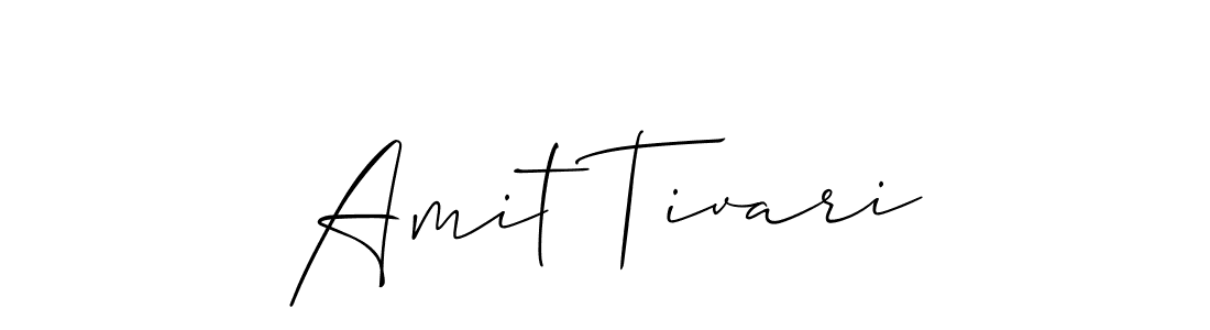 Make a beautiful signature design for name Amit Tivari. With this signature (Allison_Script) style, you can create a handwritten signature for free. Amit Tivari signature style 2 images and pictures png