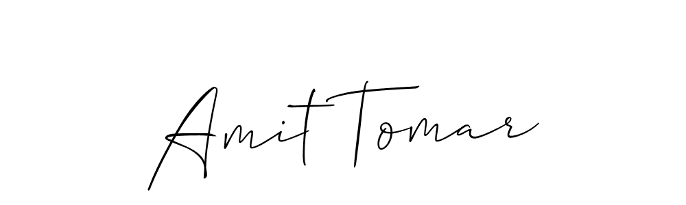 Make a short Amit Tomar signature style. Manage your documents anywhere anytime using Allison_Script. Create and add eSignatures, submit forms, share and send files easily. Amit Tomar signature style 2 images and pictures png