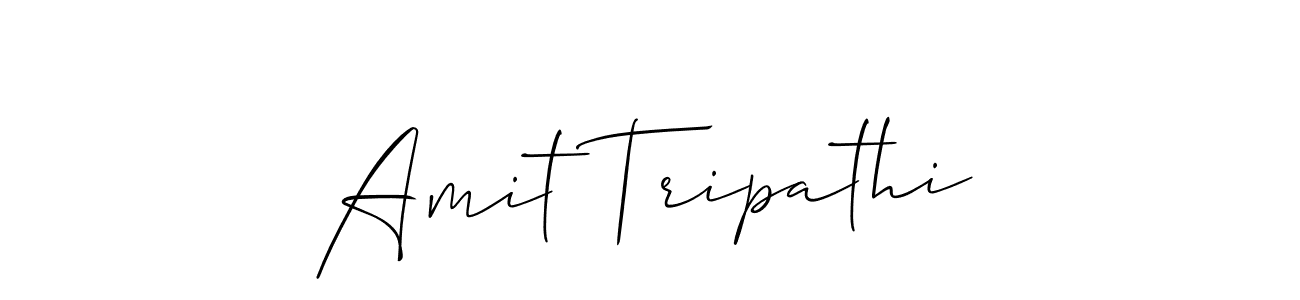 Design your own signature with our free online signature maker. With this signature software, you can create a handwritten (Allison_Script) signature for name Amit Tripathi. Amit Tripathi signature style 2 images and pictures png