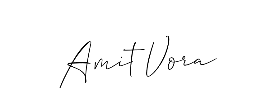This is the best signature style for the Amit Vora name. Also you like these signature font (Allison_Script). Mix name signature. Amit Vora signature style 2 images and pictures png
