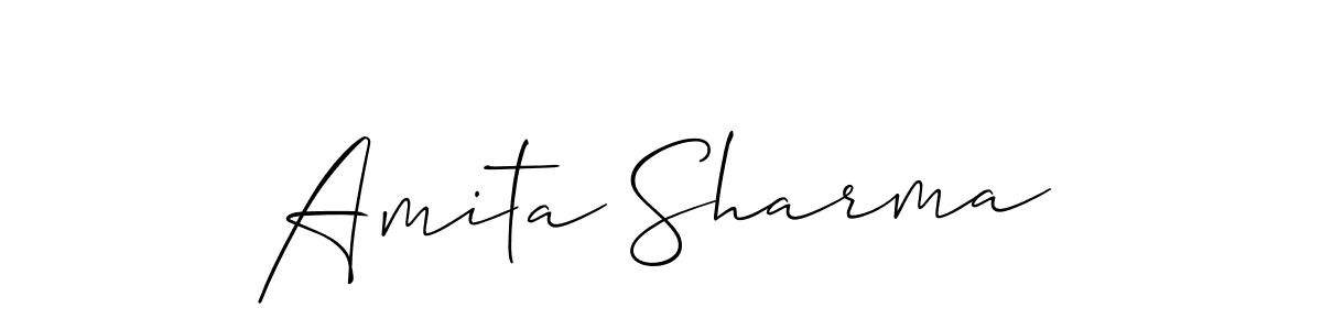 Make a beautiful signature design for name Amita Sharma. Use this online signature maker to create a handwritten signature for free. Amita Sharma signature style 2 images and pictures png