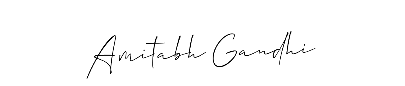 Make a beautiful signature design for name Amitabh Gandhi. Use this online signature maker to create a handwritten signature for free. Amitabh Gandhi signature style 2 images and pictures png