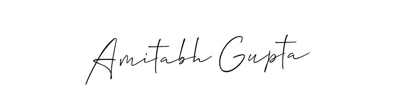 Make a beautiful signature design for name Amitabh Gupta. With this signature (Allison_Script) style, you can create a handwritten signature for free. Amitabh Gupta signature style 2 images and pictures png