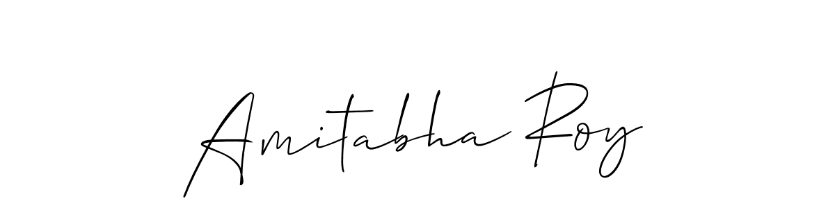 How to make Amitabha Roy name signature. Use Allison_Script style for creating short signs online. This is the latest handwritten sign. Amitabha Roy signature style 2 images and pictures png