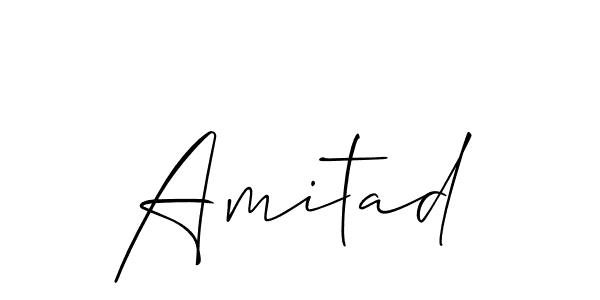 Amitad stylish signature style. Best Handwritten Sign (Allison_Script) for my name. Handwritten Signature Collection Ideas for my name Amitad. Amitad signature style 2 images and pictures png
