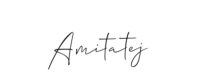 Similarly Allison_Script is the best handwritten signature design. Signature creator online .You can use it as an online autograph creator for name Amitatej. Amitatej signature style 2 images and pictures png