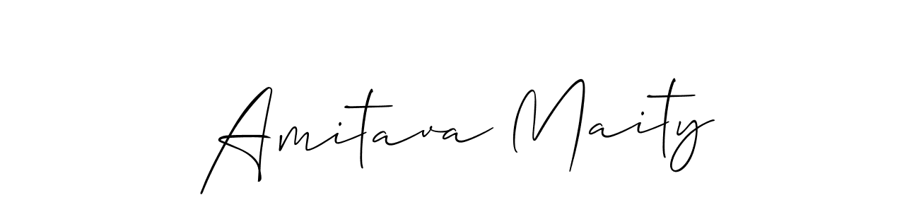 How to Draw Amitava Maity signature style? Allison_Script is a latest design signature styles for name Amitava Maity. Amitava Maity signature style 2 images and pictures png