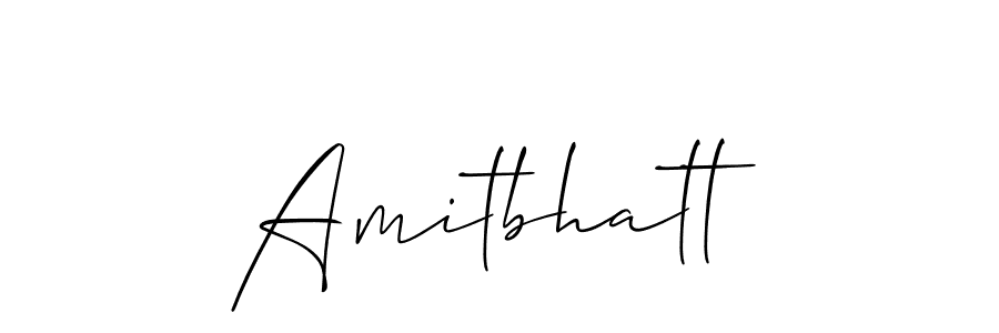 Create a beautiful signature design for name Amitbhatt. With this signature (Allison_Script) fonts, you can make a handwritten signature for free. Amitbhatt signature style 2 images and pictures png