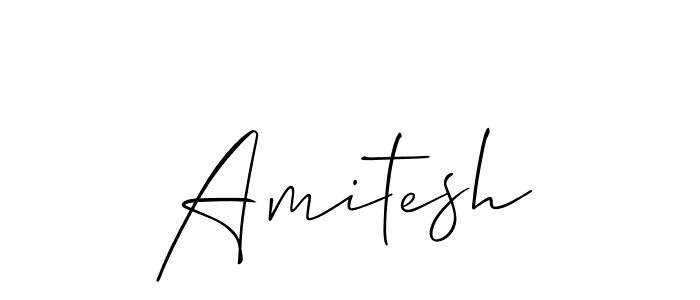 How to make Amitesh name signature. Use Allison_Script style for creating short signs online. This is the latest handwritten sign. Amitesh signature style 2 images and pictures png