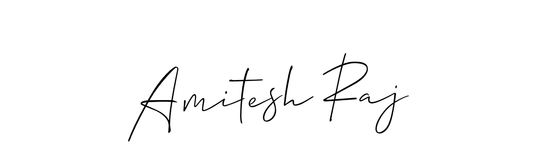 This is the best signature style for the Amitesh Raj name. Also you like these signature font (Allison_Script). Mix name signature. Amitesh Raj signature style 2 images and pictures png