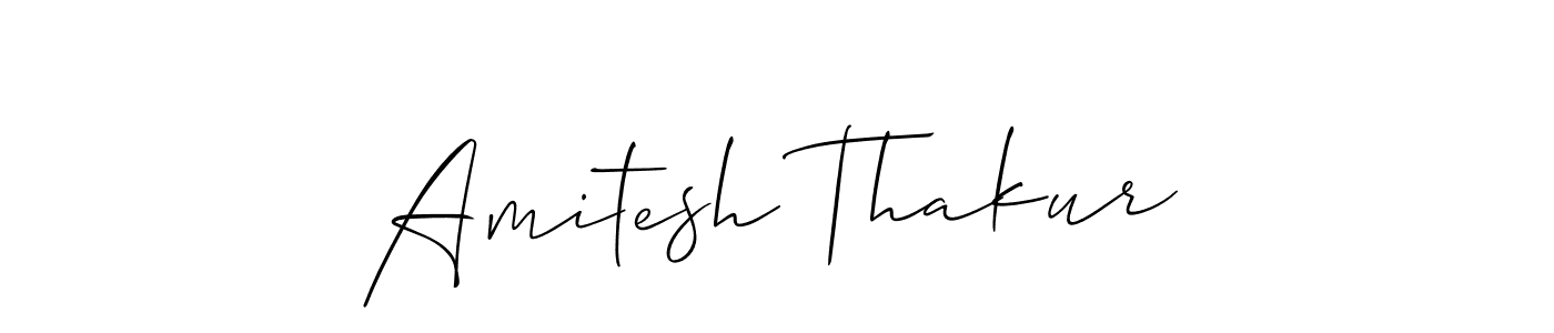 You should practise on your own different ways (Allison_Script) to write your name (Amitesh Thakur) in signature. don't let someone else do it for you. Amitesh Thakur signature style 2 images and pictures png