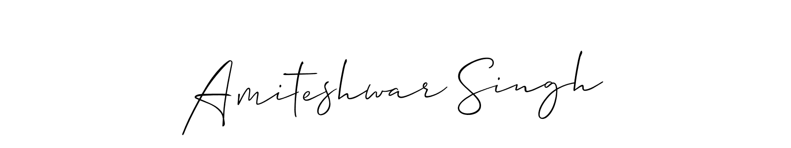 How to make Amiteshwar Singh signature? Allison_Script is a professional autograph style. Create handwritten signature for Amiteshwar Singh name. Amiteshwar Singh signature style 2 images and pictures png