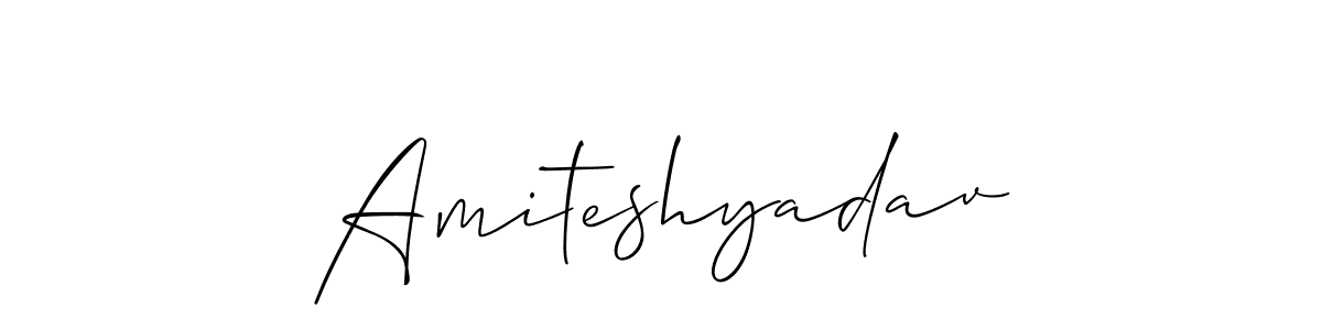 You should practise on your own different ways (Allison_Script) to write your name (Amiteshyadav) in signature. don't let someone else do it for you. Amiteshyadav signature style 2 images and pictures png
