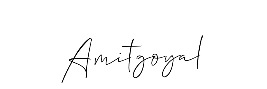 Also we have Amitgoyal name is the best signature style. Create professional handwritten signature collection using Allison_Script autograph style. Amitgoyal signature style 2 images and pictures png