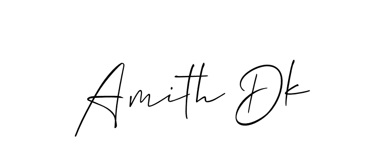 Make a beautiful signature design for name Amith Dk. Use this online signature maker to create a handwritten signature for free. Amith Dk signature style 2 images and pictures png