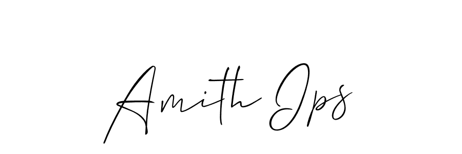 Similarly Allison_Script is the best handwritten signature design. Signature creator online .You can use it as an online autograph creator for name Amith Ips. Amith Ips signature style 2 images and pictures png