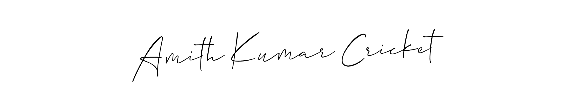 The best way (Allison_Script) to make a short signature is to pick only two or three words in your name. The name Amith Kumar Cricket include a total of six letters. For converting this name. Amith Kumar Cricket signature style 2 images and pictures png