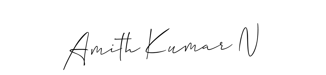 Check out images of Autograph of Amith Kumar N name. Actor Amith Kumar N Signature Style. Allison_Script is a professional sign style online. Amith Kumar N signature style 2 images and pictures png