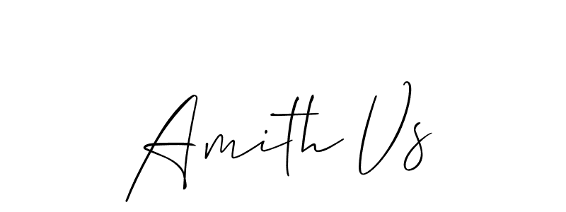 Best and Professional Signature Style for Amith Vs. Allison_Script Best Signature Style Collection. Amith Vs signature style 2 images and pictures png