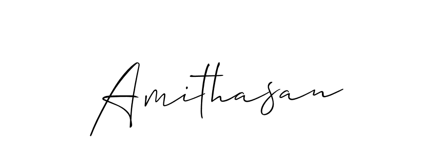 You should practise on your own different ways (Allison_Script) to write your name (Amithasan) in signature. don't let someone else do it for you. Amithasan signature style 2 images and pictures png