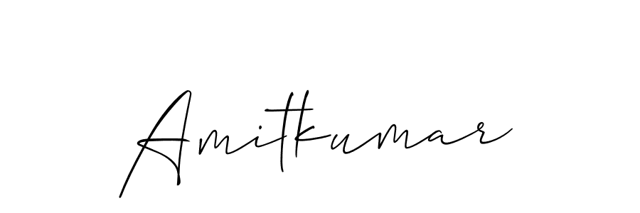 Amitkumar stylish signature style. Best Handwritten Sign (Allison_Script) for my name. Handwritten Signature Collection Ideas for my name Amitkumar. Amitkumar signature style 2 images and pictures png