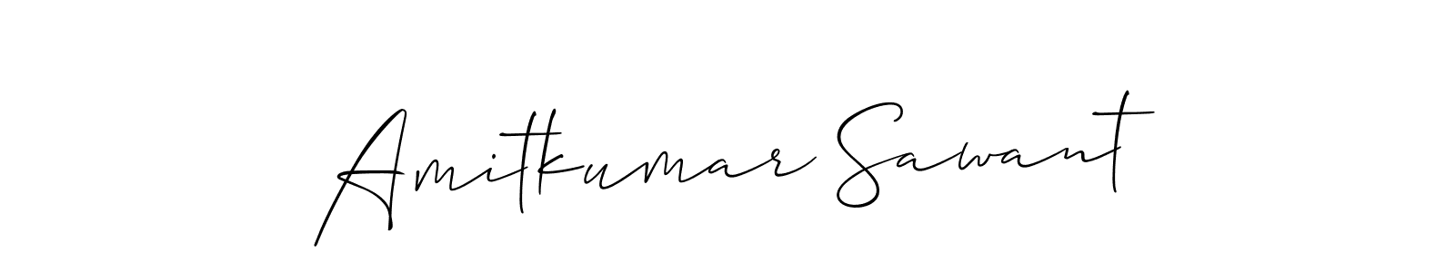 It looks lik you need a new signature style for name Amitkumar Sawant. Design unique handwritten (Allison_Script) signature with our free signature maker in just a few clicks. Amitkumar Sawant signature style 2 images and pictures png
