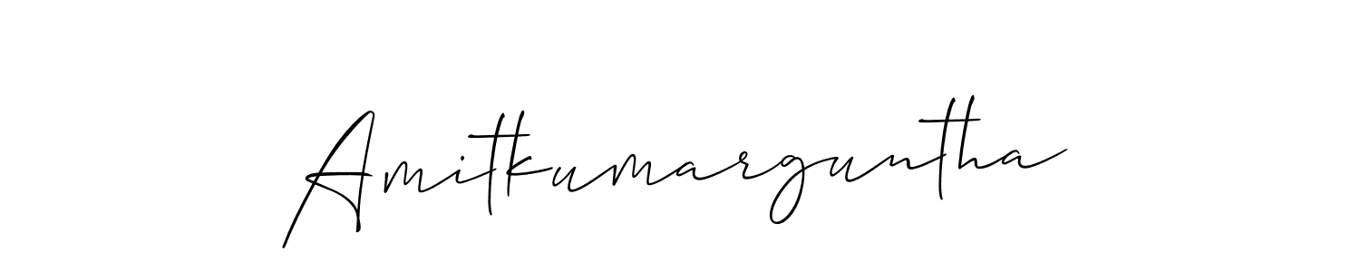 Create a beautiful signature design for name Amitkumarguntha. With this signature (Allison_Script) fonts, you can make a handwritten signature for free. Amitkumarguntha signature style 2 images and pictures png