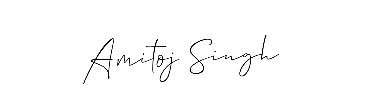 How to make Amitoj Singh signature? Allison_Script is a professional autograph style. Create handwritten signature for Amitoj Singh name. Amitoj Singh signature style 2 images and pictures png