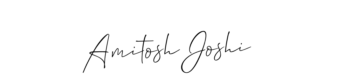 You should practise on your own different ways (Allison_Script) to write your name (Amitosh Joshi) in signature. don't let someone else do it for you. Amitosh Joshi signature style 2 images and pictures png