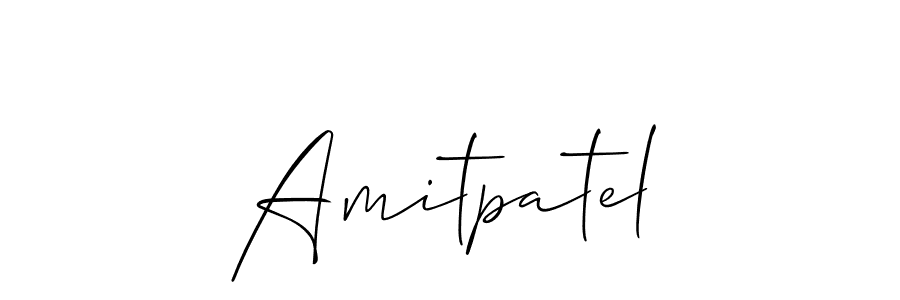 Once you've used our free online signature maker to create your best signature Allison_Script style, it's time to enjoy all of the benefits that Amitpatel name signing documents. Amitpatel signature style 2 images and pictures png