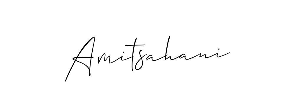 Amitsahani stylish signature style. Best Handwritten Sign (Allison_Script) for my name. Handwritten Signature Collection Ideas for my name Amitsahani. Amitsahani signature style 2 images and pictures png