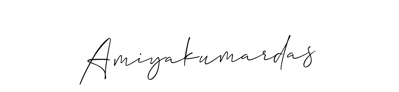 Design your own signature with our free online signature maker. With this signature software, you can create a handwritten (Allison_Script) signature for name Amiyakumardas. Amiyakumardas signature style 2 images and pictures png