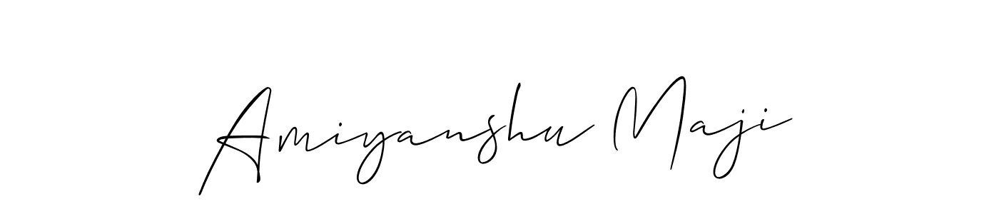 How to Draw Amiyanshu Maji signature style? Allison_Script is a latest design signature styles for name Amiyanshu Maji. Amiyanshu Maji signature style 2 images and pictures png