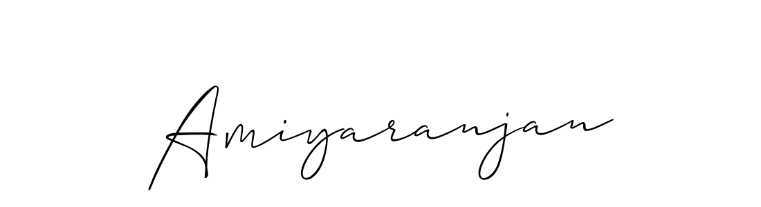 Design your own signature with our free online signature maker. With this signature software, you can create a handwritten (Allison_Script) signature for name Amiyaranjan. Amiyaranjan signature style 2 images and pictures png
