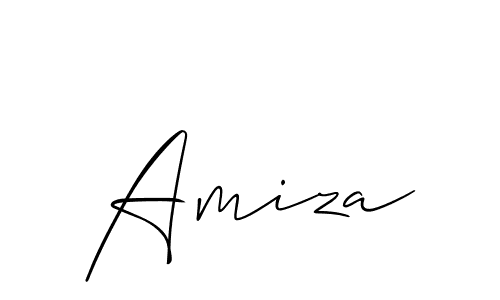 Best and Professional Signature Style for Amiza. Allison_Script Best Signature Style Collection. Amiza signature style 2 images and pictures png