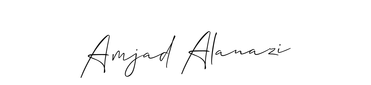 Similarly Allison_Script is the best handwritten signature design. Signature creator online .You can use it as an online autograph creator for name Amjad Alanazi. Amjad Alanazi signature style 2 images and pictures png