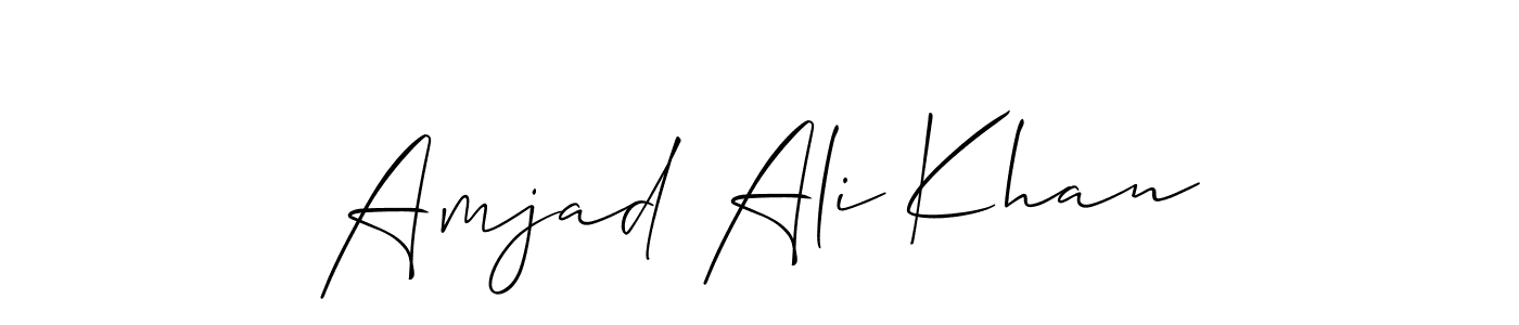 Amjad Ali Khan stylish signature style. Best Handwritten Sign (Allison_Script) for my name. Handwritten Signature Collection Ideas for my name Amjad Ali Khan. Amjad Ali Khan signature style 2 images and pictures png