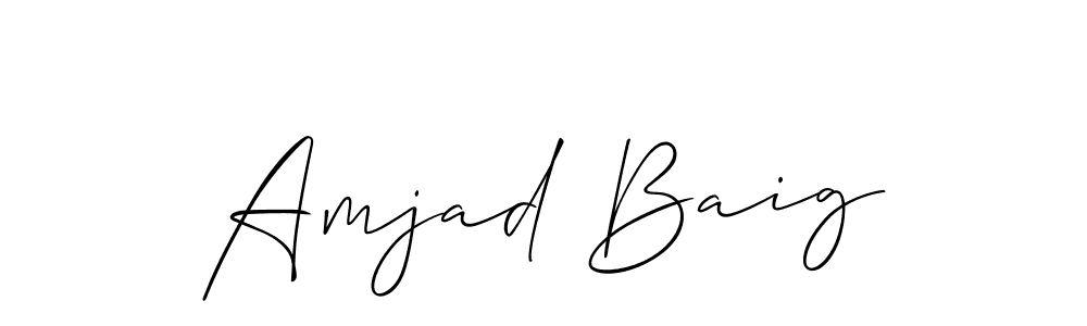 Check out images of Autograph of Amjad Baig name. Actor Amjad Baig Signature Style. Allison_Script is a professional sign style online. Amjad Baig signature style 2 images and pictures png